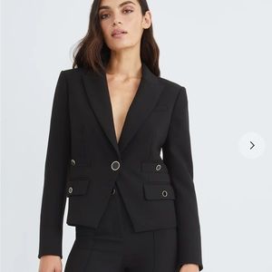 NWT Veronica Beard Roya Dickey black jacket size 2